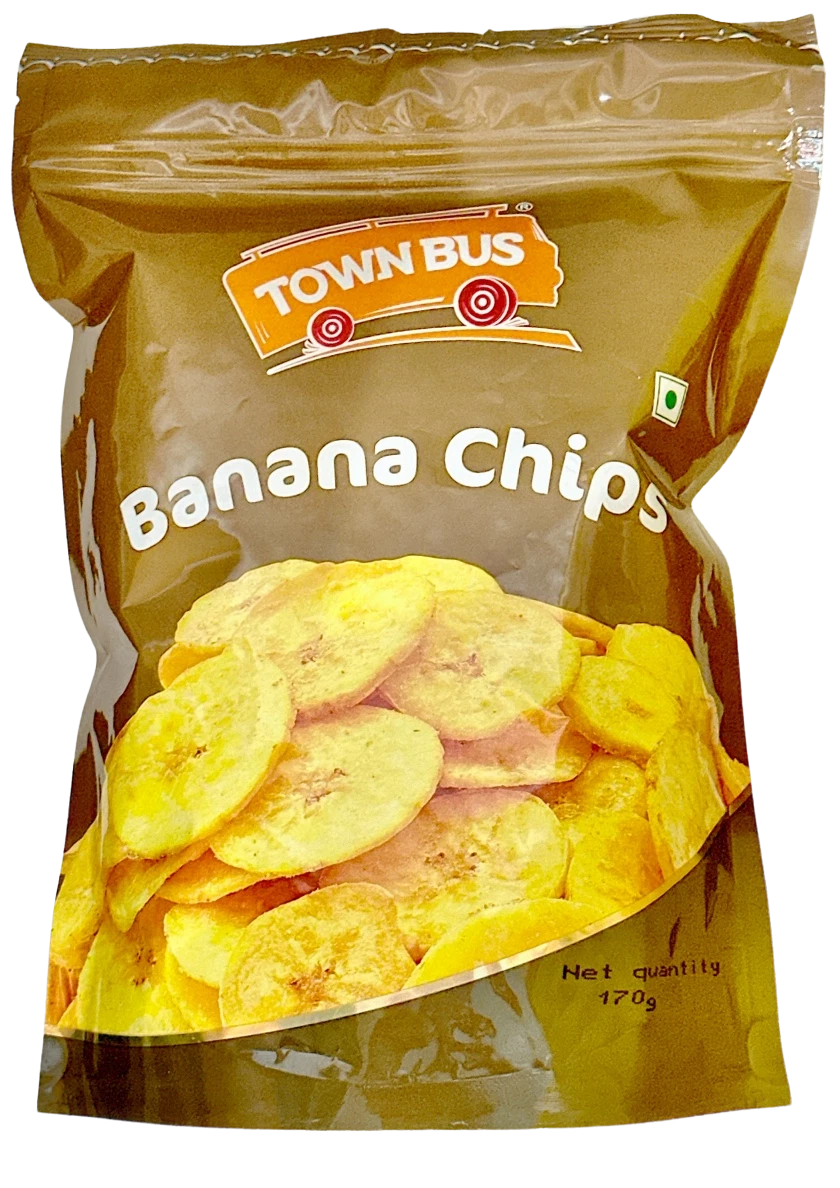 TOWN BUS BANANA CHIPS 170g　SALTY