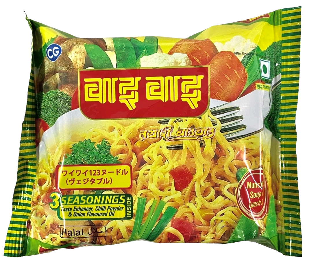 WAI WAI NOODLE VEGETABLE FLAVOUR 75g