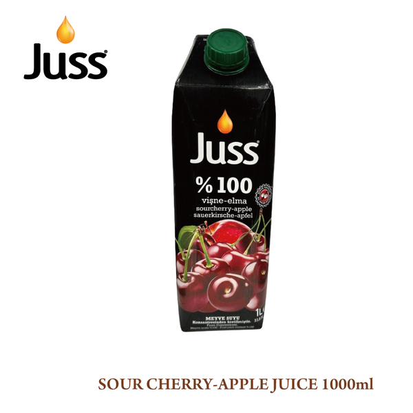 JUSS SOUR CHERRY-APPLE 100% JUICE 1000ml
