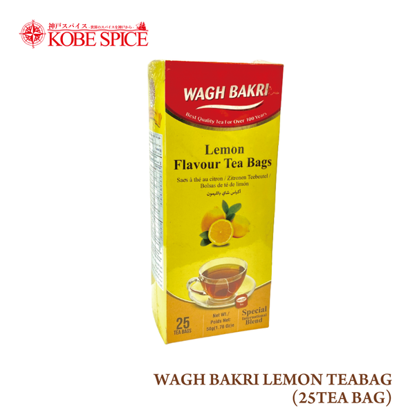 WAGH BAKRI LEMON TEA BAGS (2g x 25 TEA BAGS)