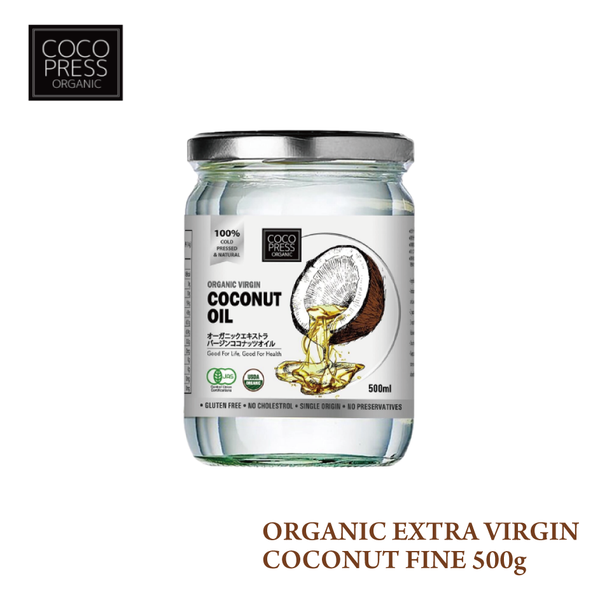 COCO PRESS ORGANIC EXTRA VIRGIN COCONUT OIL 500g