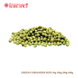 GREEN CORIANDER SEEDS (WHOLE) 50g 100g 250g  500g